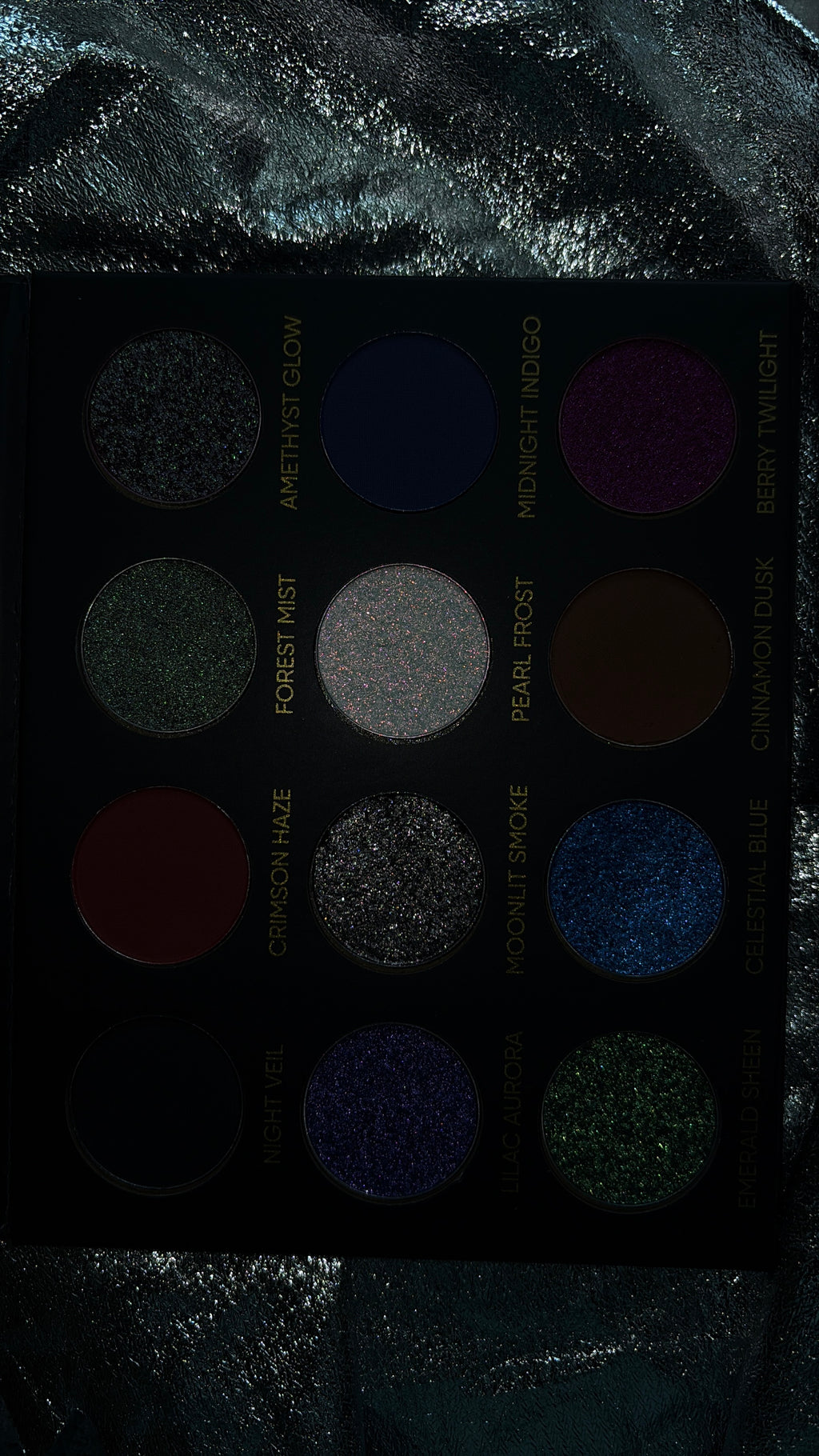 The Cosmic Friction | 12-Color Multichrome & Velvet Matte Eyeshadow Palette