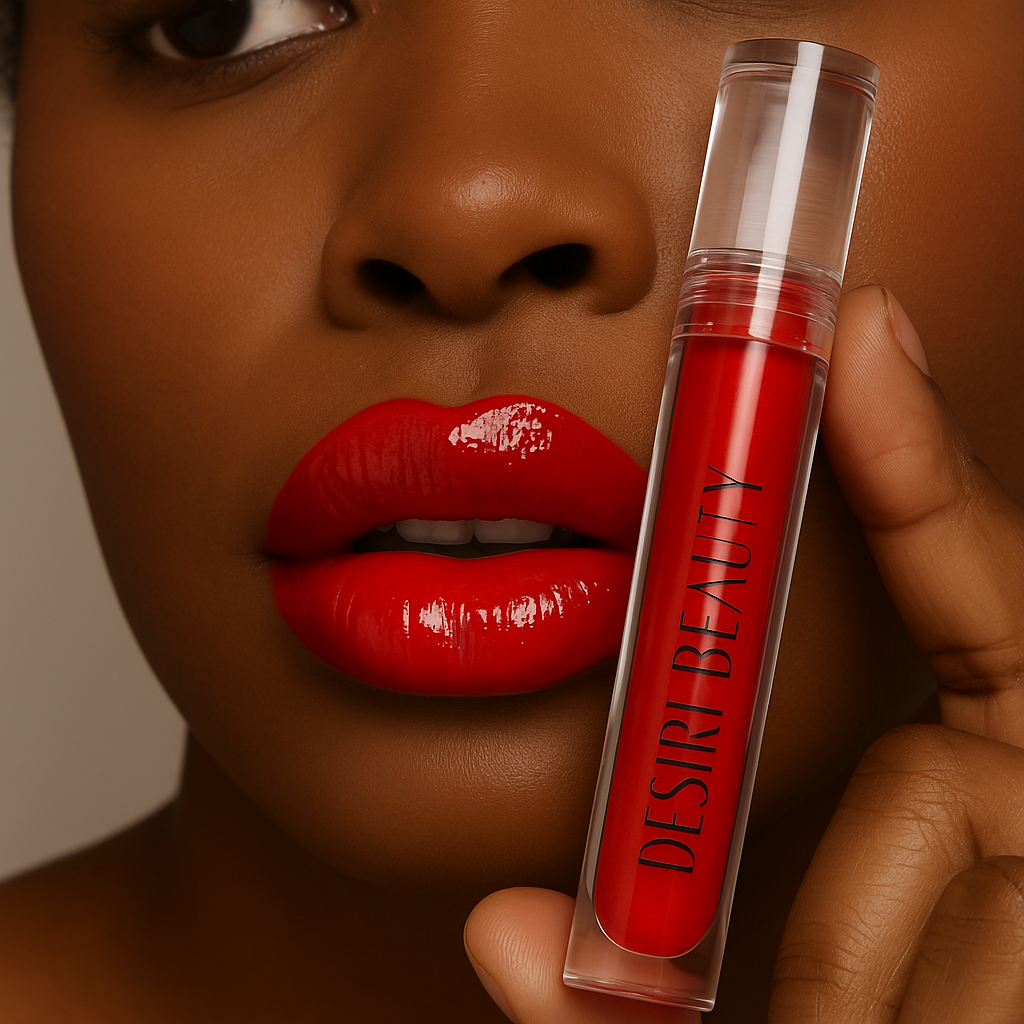 Lustrous Ruby, High-Shine Glassy Lipgloss, Red