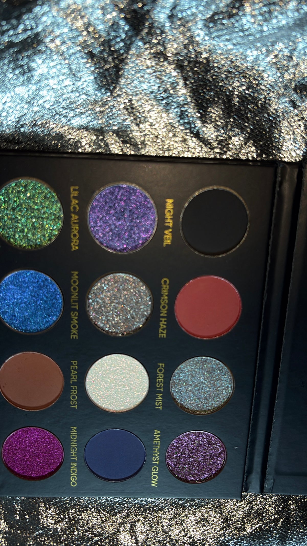 The Cosmic Friction | 12-Color Multichrome & Velvet Matte Eyeshadow Palette