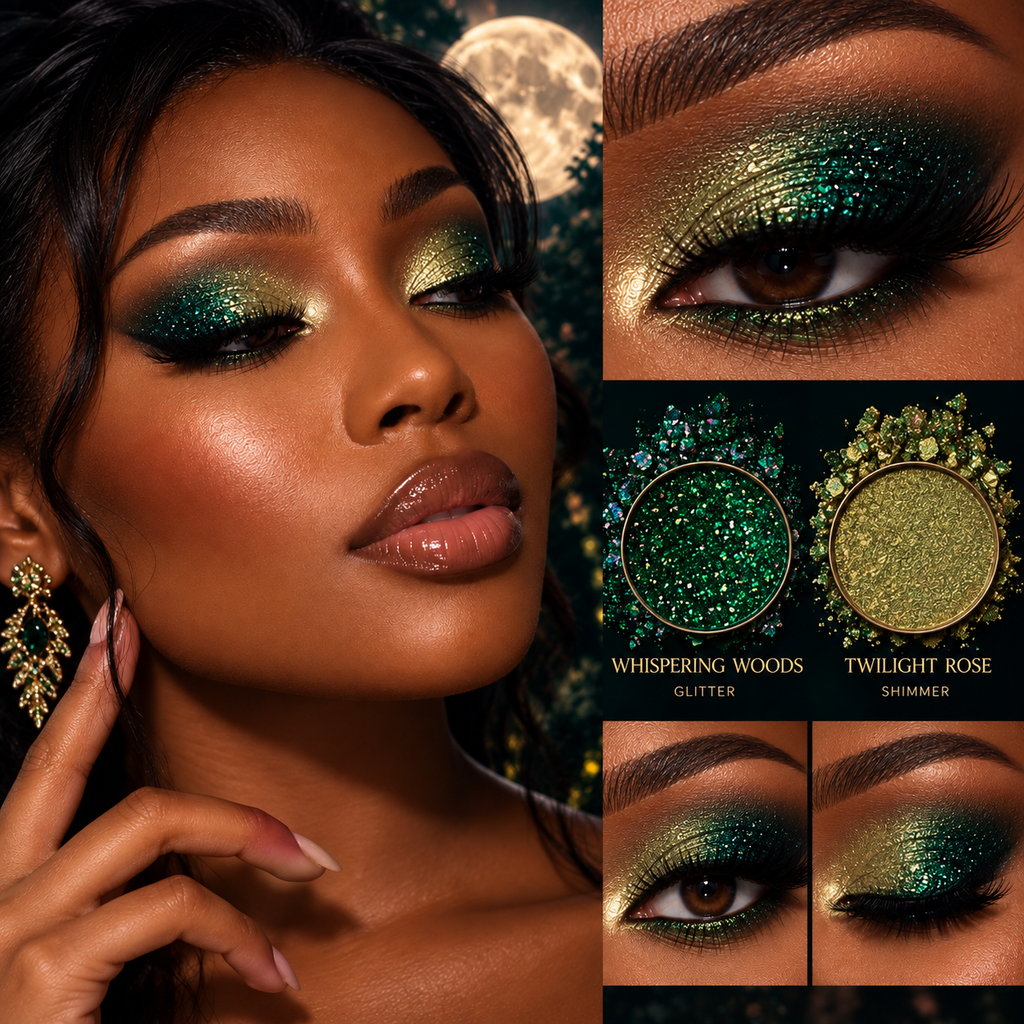 Tales by Moonlight 12 Shade Shimmer & Glitter Eyeshadow Palette | Sparkling Multicolour Eye Makeup